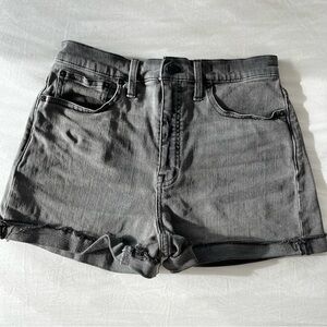 Madewell Charcoal Jean Shorts